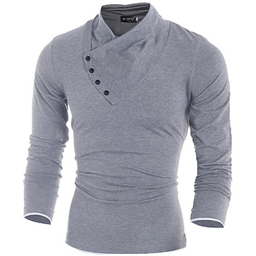 

Men's Daily T-shirt - Solid Colored Black