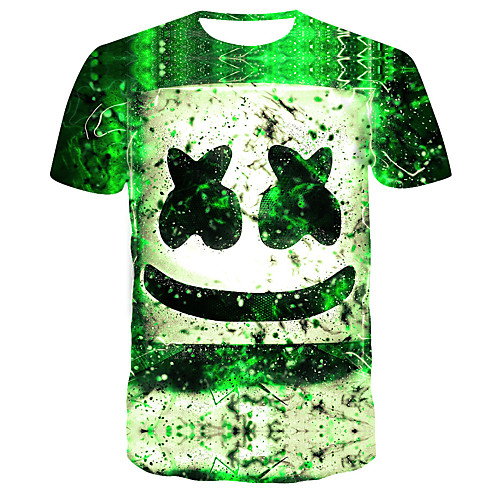 

Men's Daily T-shirt - 3D Print Green