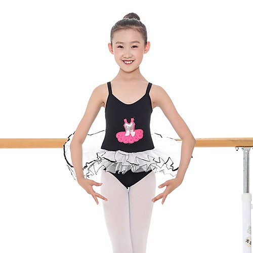 

Kids' Dancewear Leotards Girls' Training Cotton / Spandex Gore Sleeveless Natural Leotard / Onesie