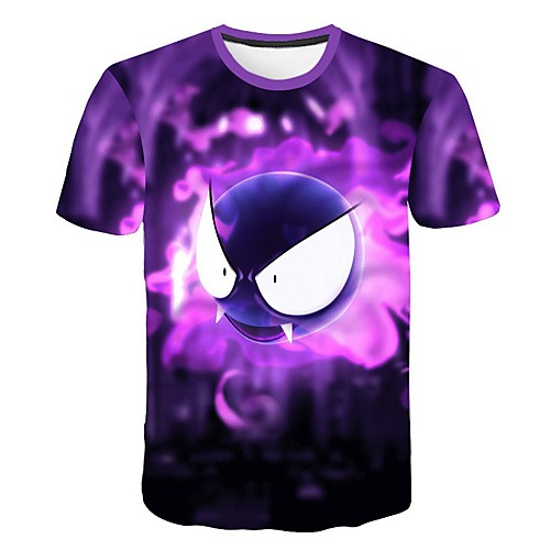 

Men's Daily T-shirt - 3D Print Purple