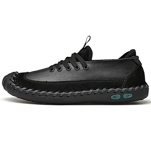 

Men's Comfort Shoes Cowhide Fall Oxfords Black / Brown