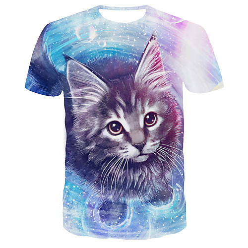 

Men's Daily T-shirt - 3D Print Rainbow