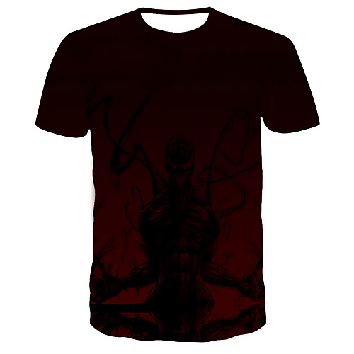 

Men's Daily T-shirt - 3D Print Red
