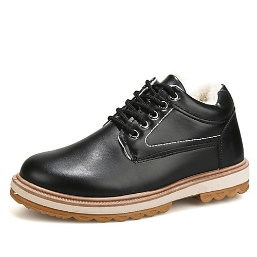 

Men's Leather Shoes PU Winter Oxfords Black / Blue / Khaki