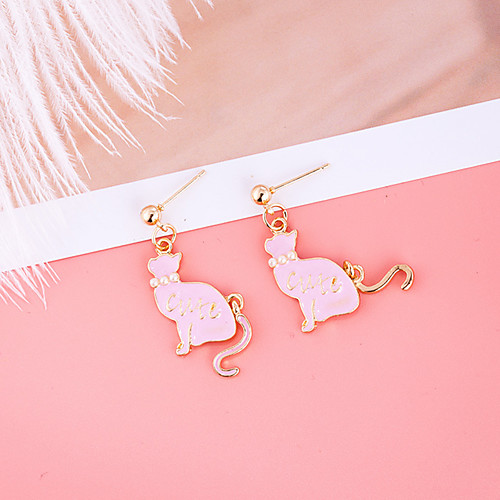 

Women's Earrings Classic Mini Earrings Jewelry Yellow / Green / Red For Christmas Party Anniversary Carnival Festival 1 Pair