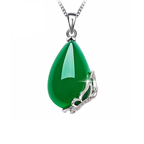 

Ladies Trendy Elegant Gold Plated Emerald Solid Colored