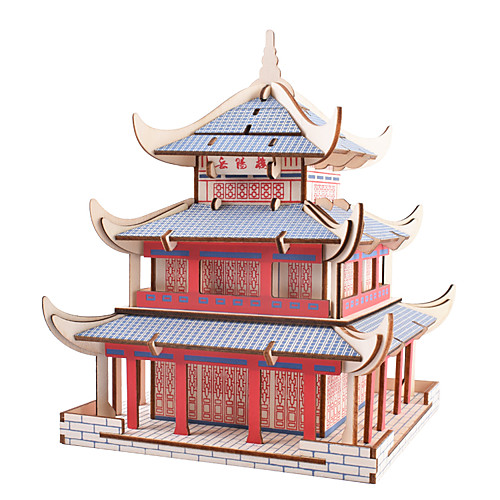 

3D Puzzle Jigsaw Puzzle Wooden Puzzle Famous buildings Chinese Architecture compatible Legoing Creative Cool DIY Chic & Modern Elegant & Luxurious Chinese Style Boys' Girls' Toy Gift