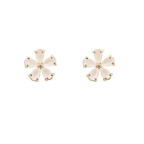 

Men's Women's Earrings Classic Mini Earrings Jewelry White For Christmas Party Anniversary Carnival Festival 1 Pair