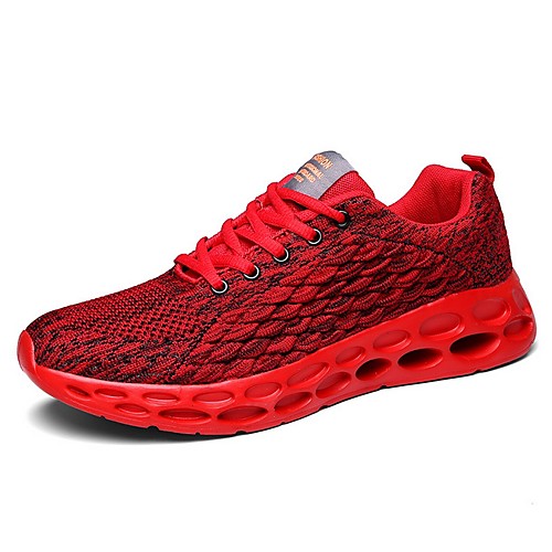 

Men's Comfort Shoes Tissage Volant Winter Athletic Shoes Black / Red / Blue
