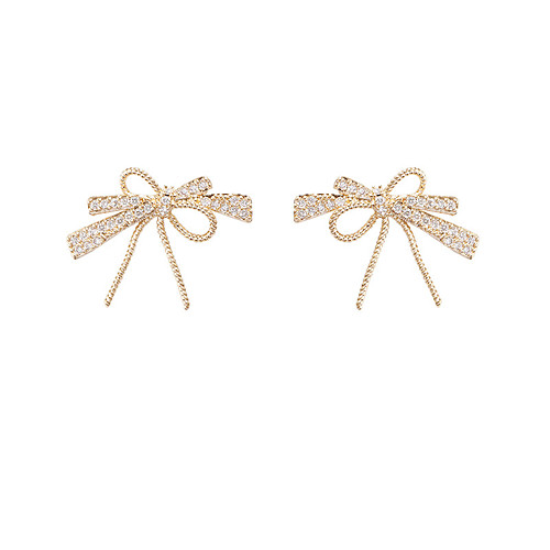 

Women's Earrings Classic Mini S925 Sterling Silver Earrings Jewelry Gold For Christmas Party Anniversary Carnival Festival 1 Pair