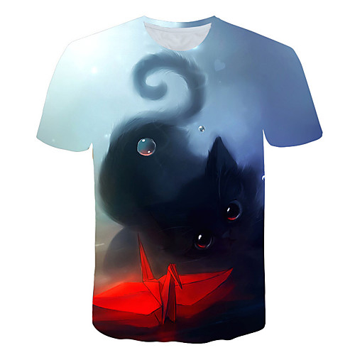 

Men's Daily T-shirt - 3D Print Blue