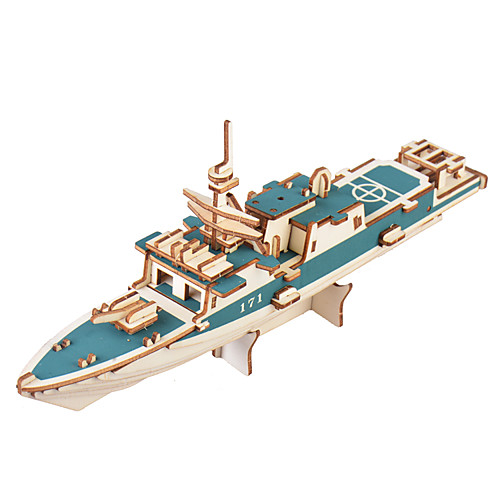 

3D пазлы Пазлы Военные корабли Корабль Натуральное дерево Универсальные Игрушки Подарок