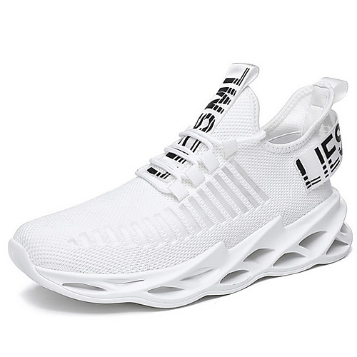 

Men's Comfort Shoes PU Fall & Winter Athletic Shoes Running Shoes Black / Light Brown / White