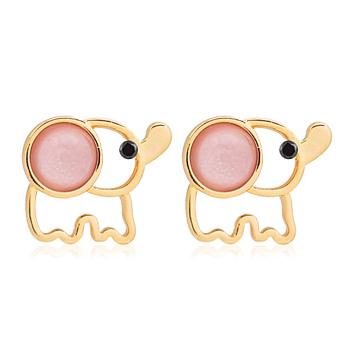 

Women's Earrings Classic Mini Earrings Jewelry White / Pink For Christmas Party Anniversary Carnival Festival 1pc