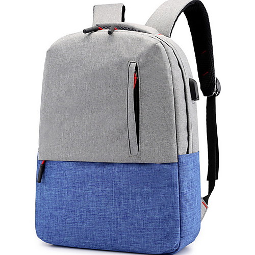 

Large Capacity Polyester Zipper Commuter Backpack Daily Black / Blushing Pink / Blue