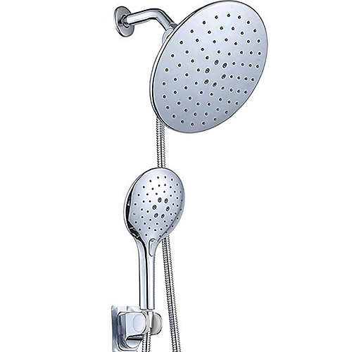 

Shower Faucet Set - Handshower Included Contemporary Electroplated Wall Installation Ceramic Valve Bath Shower Mixer Taps