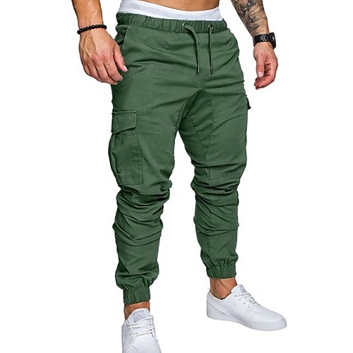 

Men's Street chic Chinos Pants - Solid Colored Black Green Dark Gray US32 / UK32 / EU40 US34 / UK34 / EU42 US36 / UK36 / EU44