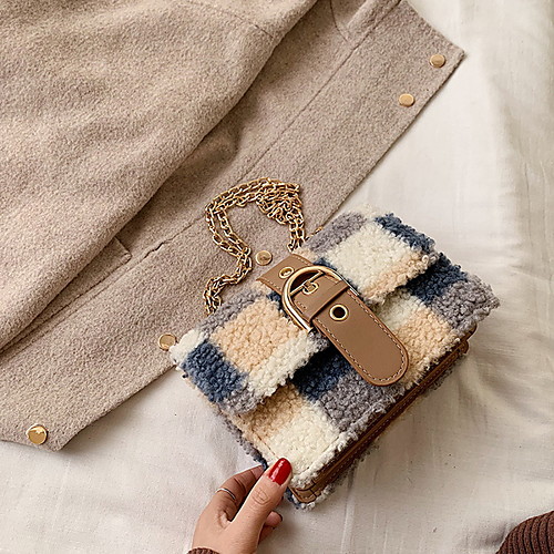 

Women's Zipper Corduroy Crossbody Bag Solid Color Blushing Pink / Blue