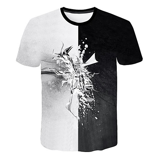 

Men's Daily T-shirt - 3D Print Black