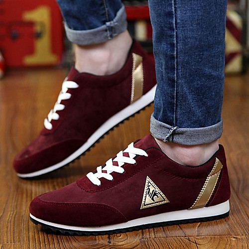 

Men's Comfort Shoes PU Fall & Winter Sneakers Black / Red / Blue