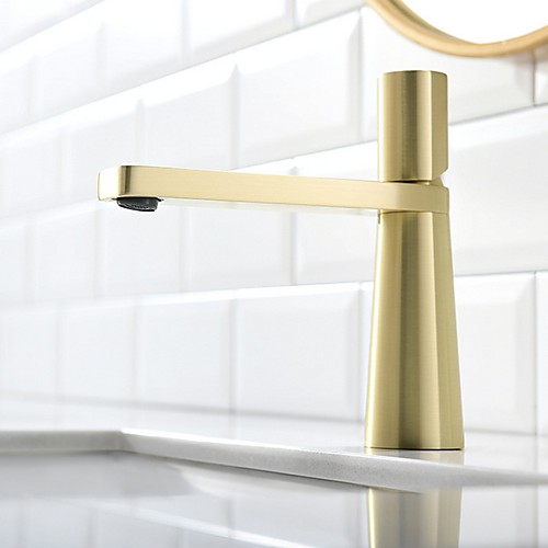 

Bathroom Sink Faucet - Widespread Electroplated Centerset Single Handle One HoleBath Taps