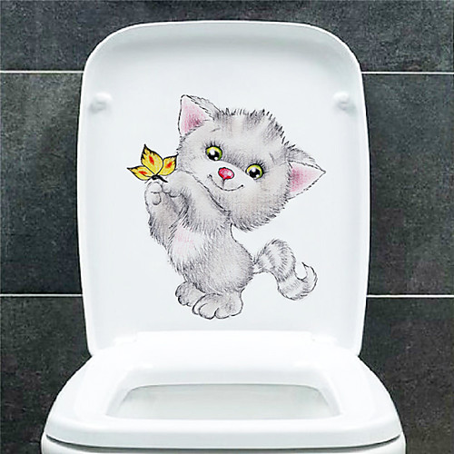 фото Наклейки для кошек - наклейки на стену для животных ванная комната / детская комната lightinthebox