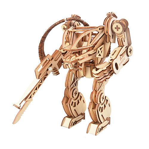 

3D Puzzle Wooden Puzzle Metal Puzzle Warrior Classic Metalic Stainless Steel Boys' Girls' Toy Gift