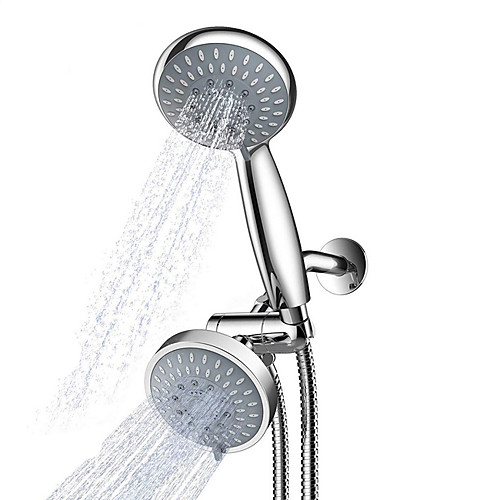 

Shower Faucet Set - Handshower Included Contemporary Electroplated Wall Installation Ceramic Valve Bath Shower Mixer Taps