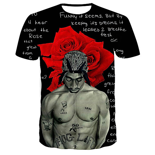 

Men's Daily T-shirt - 3D Print Black
