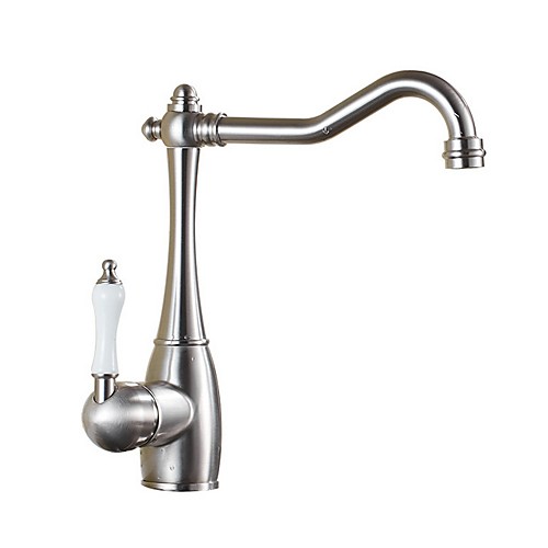 

Kitchen faucet - Single Handle One Hole Electroplated Standard Spout Centerset Contemporary Kitchen Taps