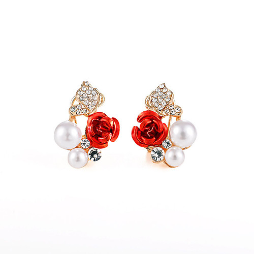 

Women's Earrings Classic Mini Earrings Jewelry Gold For Christmas Party Anniversary Carnival Festival 1 Pair