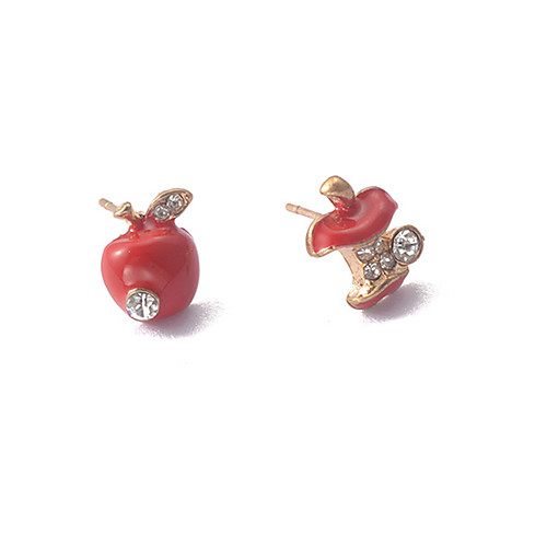 

Women's Earrings Classic Mini Earrings Jewelry Green / Red For Christmas Party Anniversary Carnival Festival 1 Pair