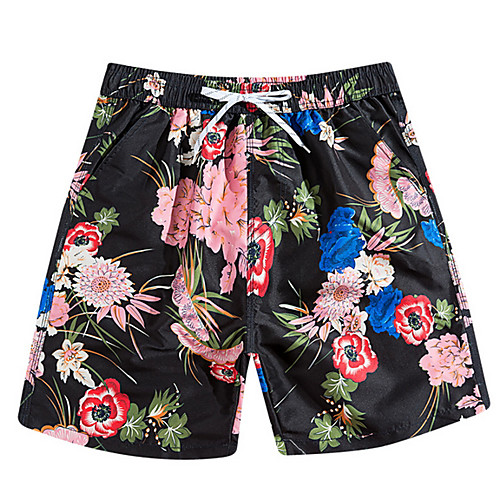 

Men's Rainbow One-piece Swimwear - Floral S M L Rainbow