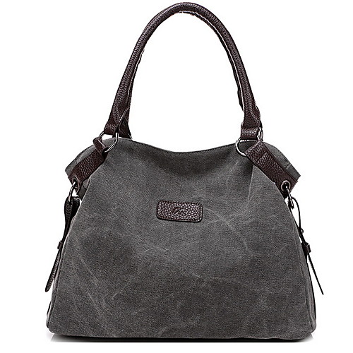 

Women's Zipper PU Top Handle Bag Solid Color Purple / Blue / Gray