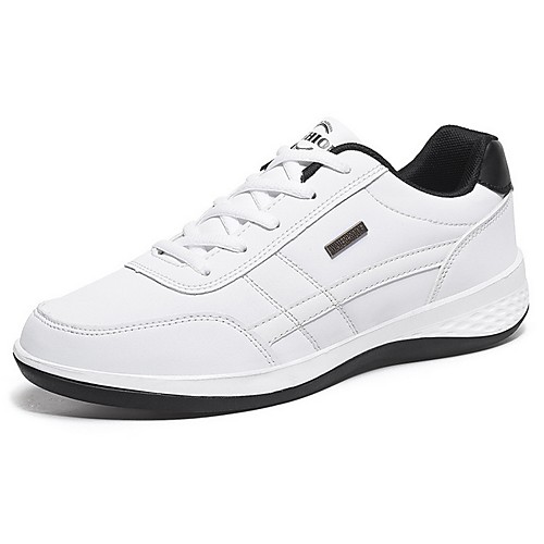 

Men's Comfort Shoes PU Fall & Winter Athletic Shoes Black / Red / White / Dark Blue