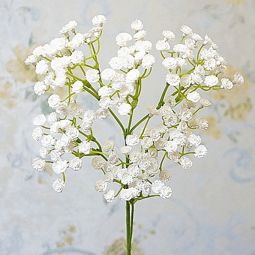 

Artificial Flowers 1 Branch Classic Modern Baby Breath Wall Flower