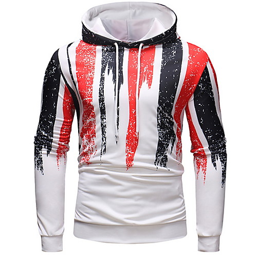 

Men's Casual Hoodie - Tie Dye White US32 / UK32 / EU40