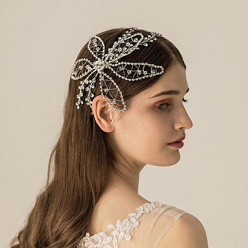 

Alloy Hair Accessory with Rhinestone / Glitter 1 Piece Wedding Headpiece