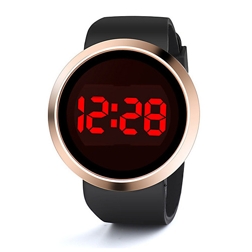 

Men and Women Sport Watch Quartz Silicone Black / White Calendar / date / day Chronograph New Design Digital Outdoor New Arrival - Black White One Year Battery Life