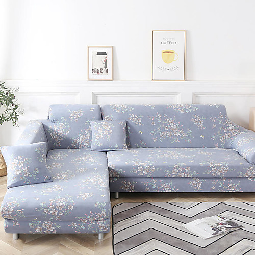 

Floral Print Dustproof All-powerful Slipcovers Stretch Sofa Cover Super Soft Fabric Couch Cover with One Free Pillow Case