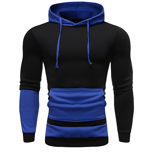 

Men's Party / Work Hoodie - Color Block Wine US32 / UK32 / EU40
