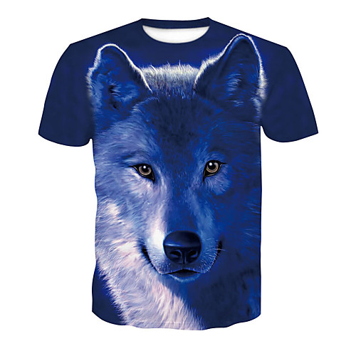 

Men's Daily T-shirt - 3D Print Blue