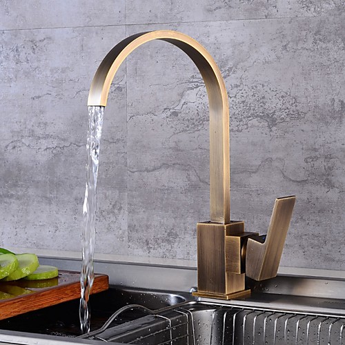 

Kitchen faucet - Single Handle One Hole Electroplated Standard Spout Centerset Contemporary Kitchen Taps