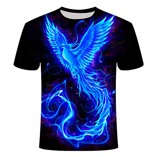 

Men's Daily T-shirt - 3D Print Blue