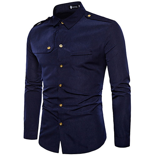 

Men's Daily Shirt - Solid Colored Black