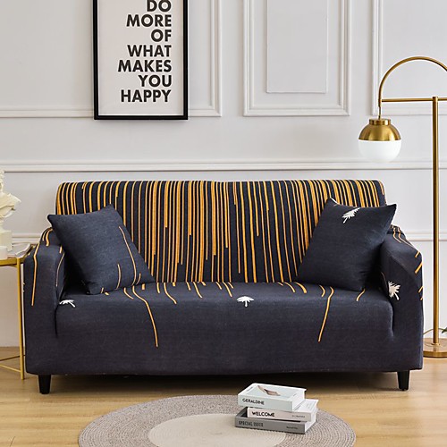 

Sofa Cover Striped / Neutral / Contemporary Printed Polyester Slipcovers