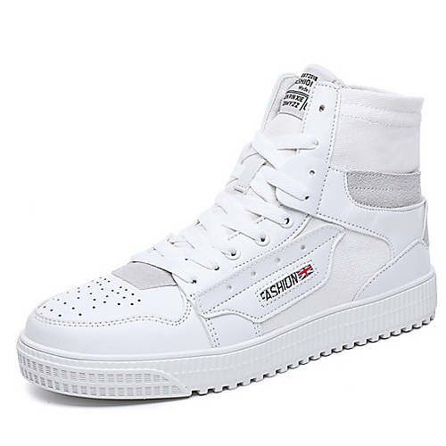 

Men's Comfort Shoes Mesh Fall & Winter Sneakers Black / White / Beige
