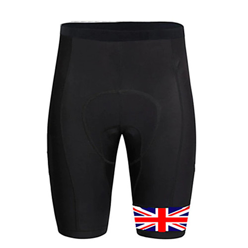 

21Grams Men's Cycling Shorts Bike Pants / Trousers Bottoms Breathable 3D Pad Quick Dry Sports American / USA National Flag Black Mountain Bike MTB Road Bike Cycling Clothing Apparel Bike Wear