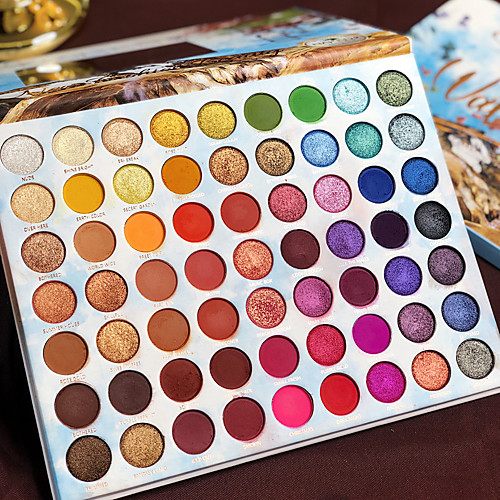 

60 Colors Eyeshadow Matte Eye EyeShadow Cream Kits Easy to Carry Multifunction Comfy lasting smoky Long Lasting Natural water-resistant Daily Makeup Halloween Makeup Party Makeup Cosmetic Gift
