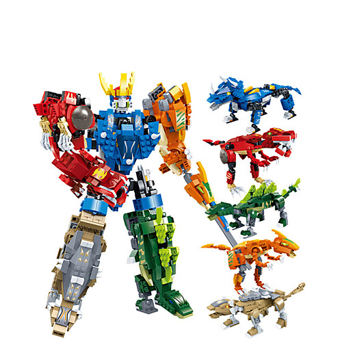 

Building Blocks 1 pcs Tyrannosaurus Rex compatible Legoing Transformable Focus Toy DIY All Toy Gift